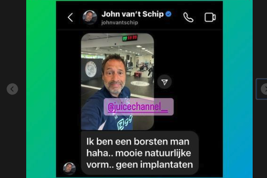 John van 't Schip in DM 8