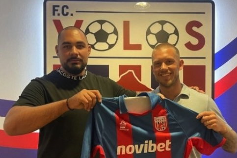 Ian Smeulers bij zijn nieuwe club