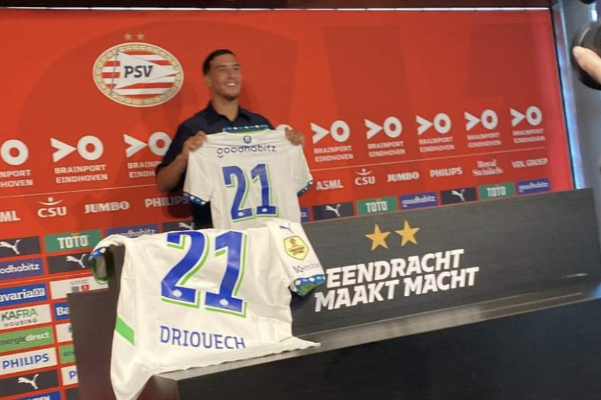 Uitgelekte beelden tonen aan: Couhaib Driouech is PSV'er