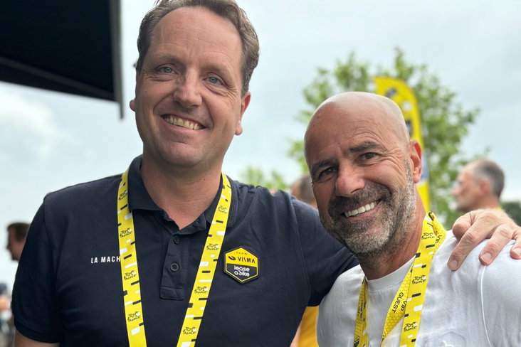 Peter Bosz met Merijn Zeeman