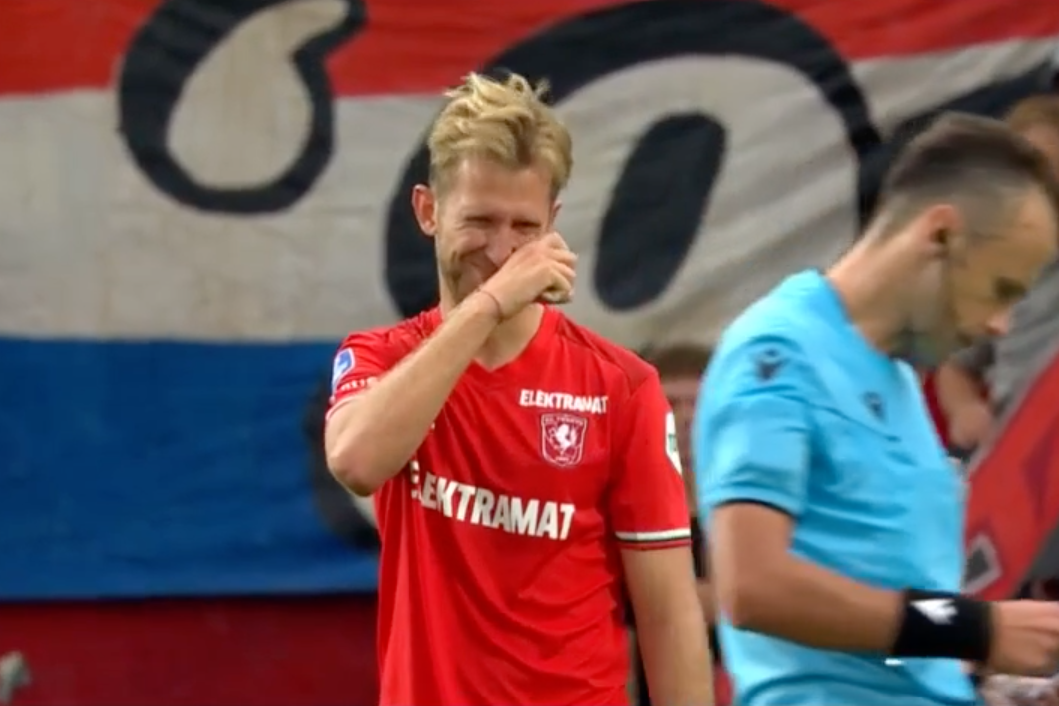 Michel Vlap tijdens FC Twente - Red Bull Salzburg