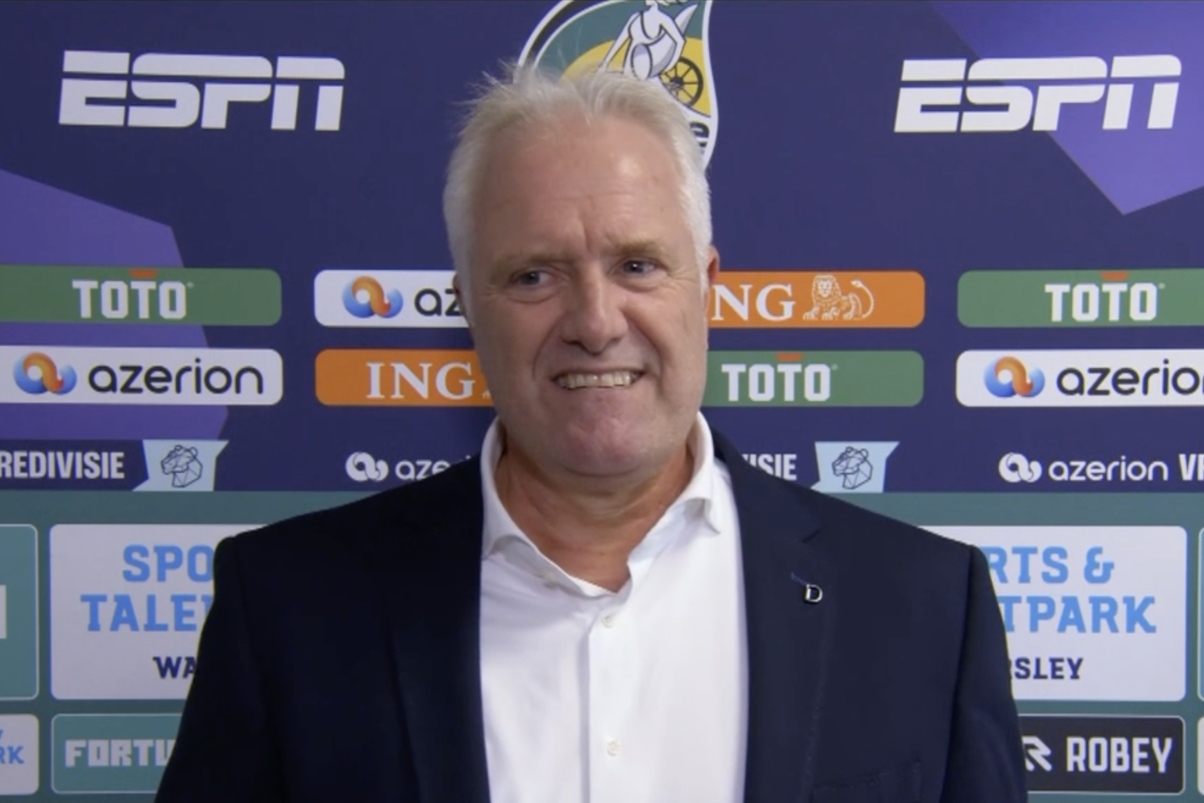 Marten Glotzbach na zijn eerste wedstrijd als trainer van ADO Den Haag