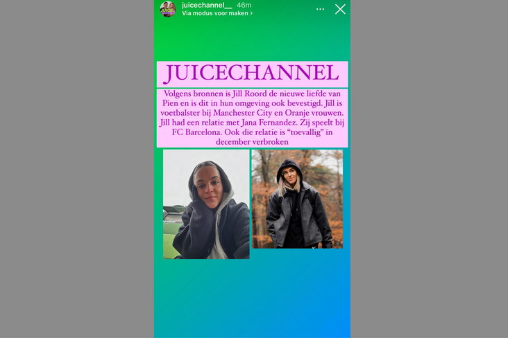 Jill Roord op de radar bij JuiceChannel