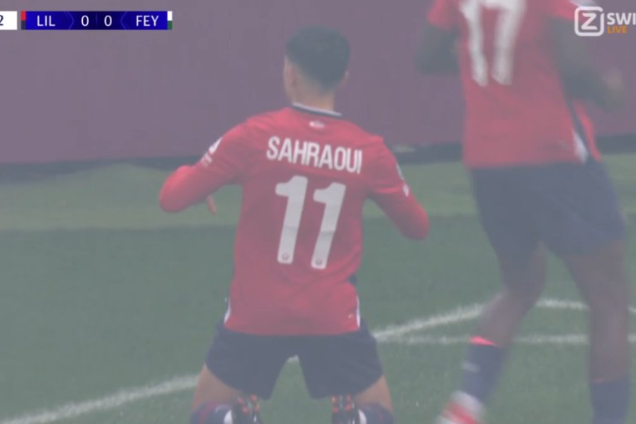 Osame Sahraoui scoort tegen Feyenoord