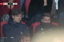 Sam Lammers en Michal Sadilek op de tribune bij FC Twente - Feyenoord