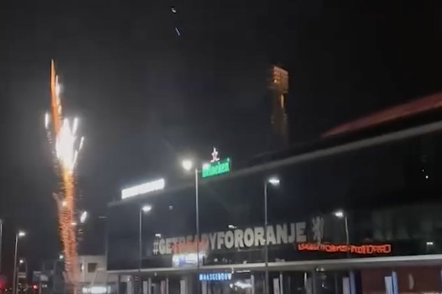 Vuurwerk bij de Kuip
