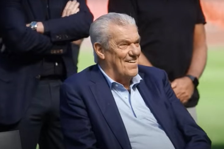 Kees Ploegsma in het Philips Stadion in 2023