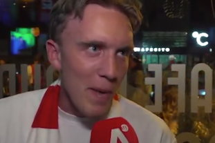Ajax-fan baalt gigantisch van het gelijke spel