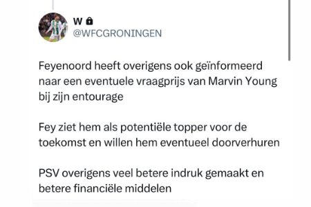 De berichtgeving van @WFCGRONINGEN