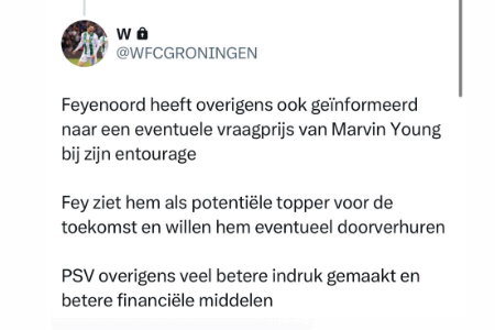 De berichtgeving van @WFCGRONINGEN