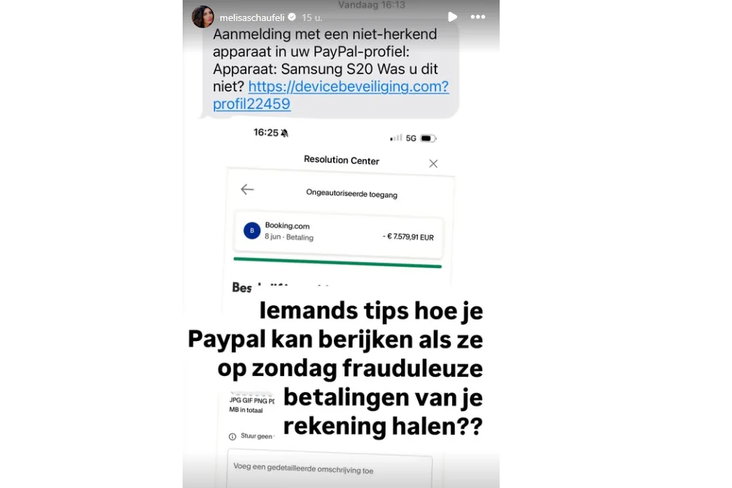 De oproep van Schaufeli op Instagram