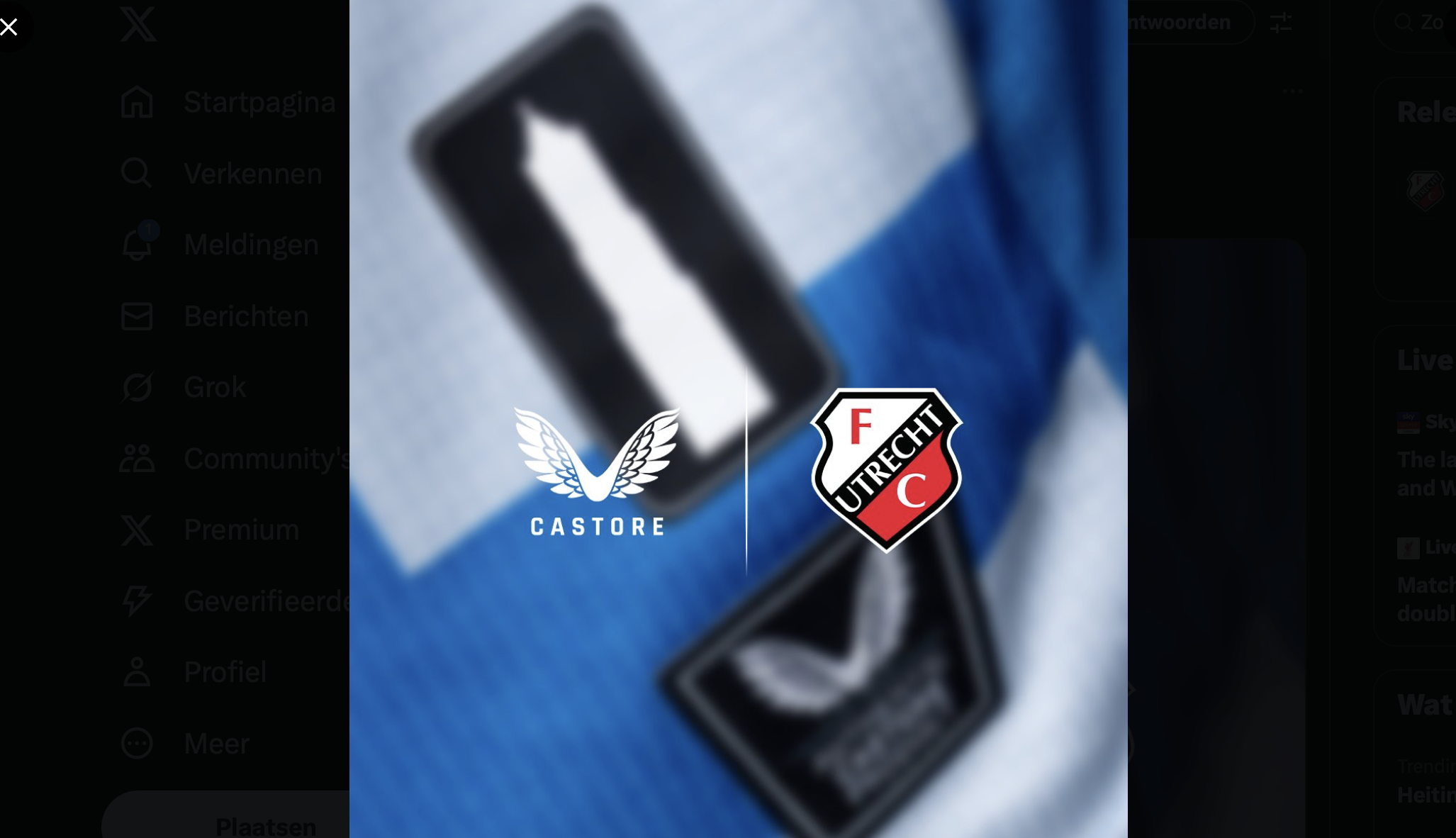 Preview nieuw shirt FC Utrecht