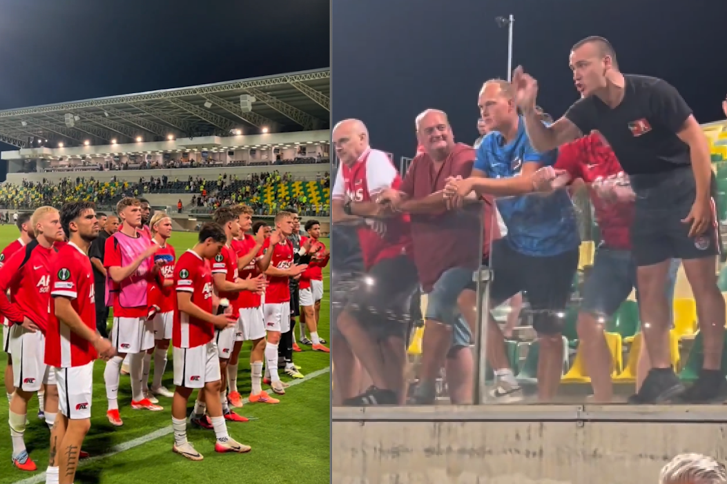 AZ-fan laat van zich horen