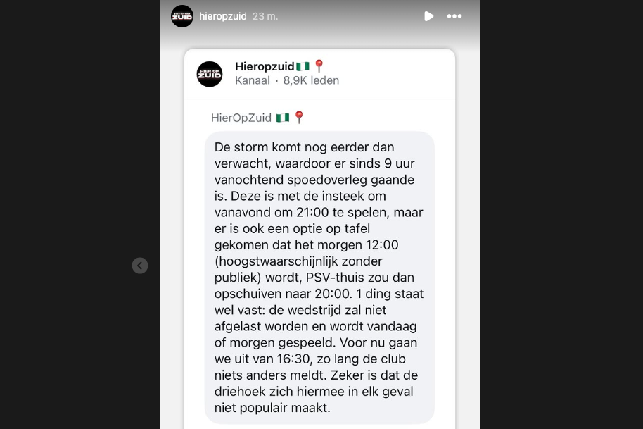 De post van HierOpZuid