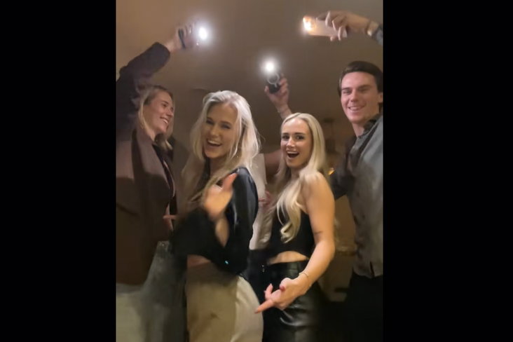 Daan Rots op een TikTok-video