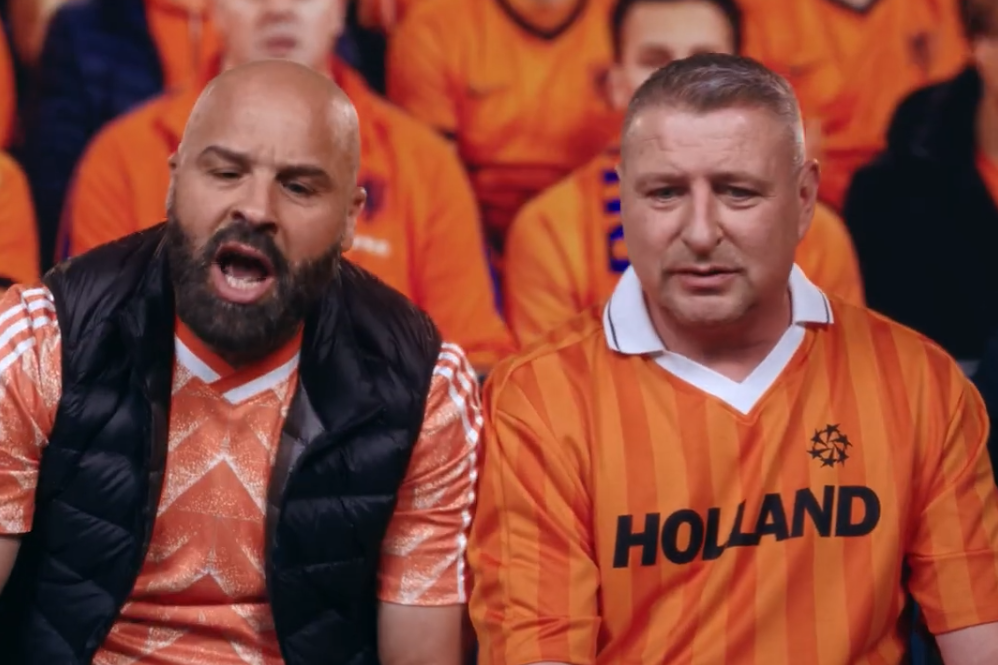 Ali Boussaboun en Jeroen Heubach in de videoclip van Russo