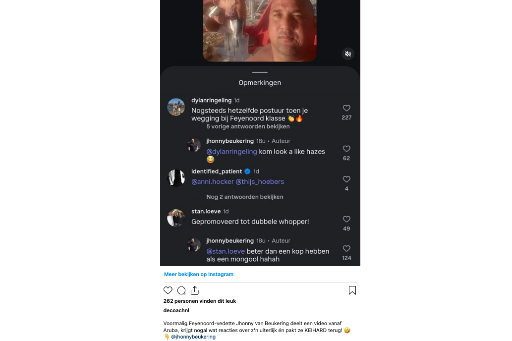 Van Beukering bijt van zich af