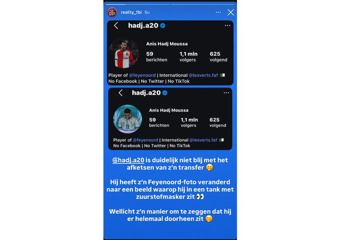 Reality FBI op Instagram