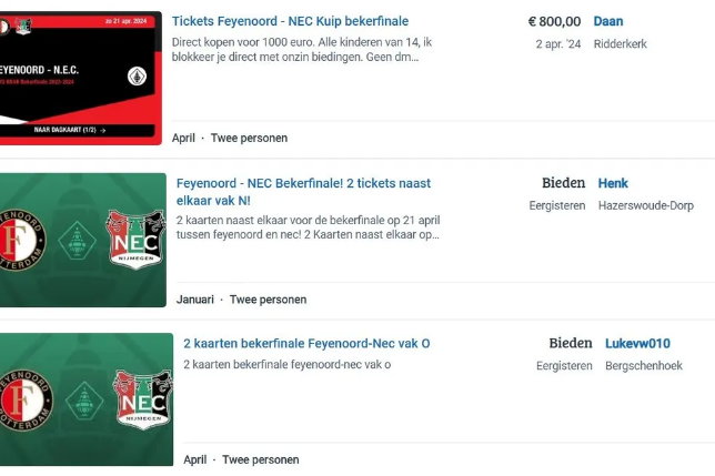 Screenshot Marktplaats