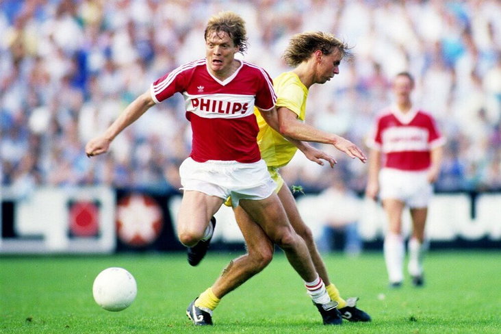 Søren Lerby namens PSV