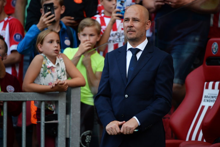 Thijs Slegers als perschef van PSV