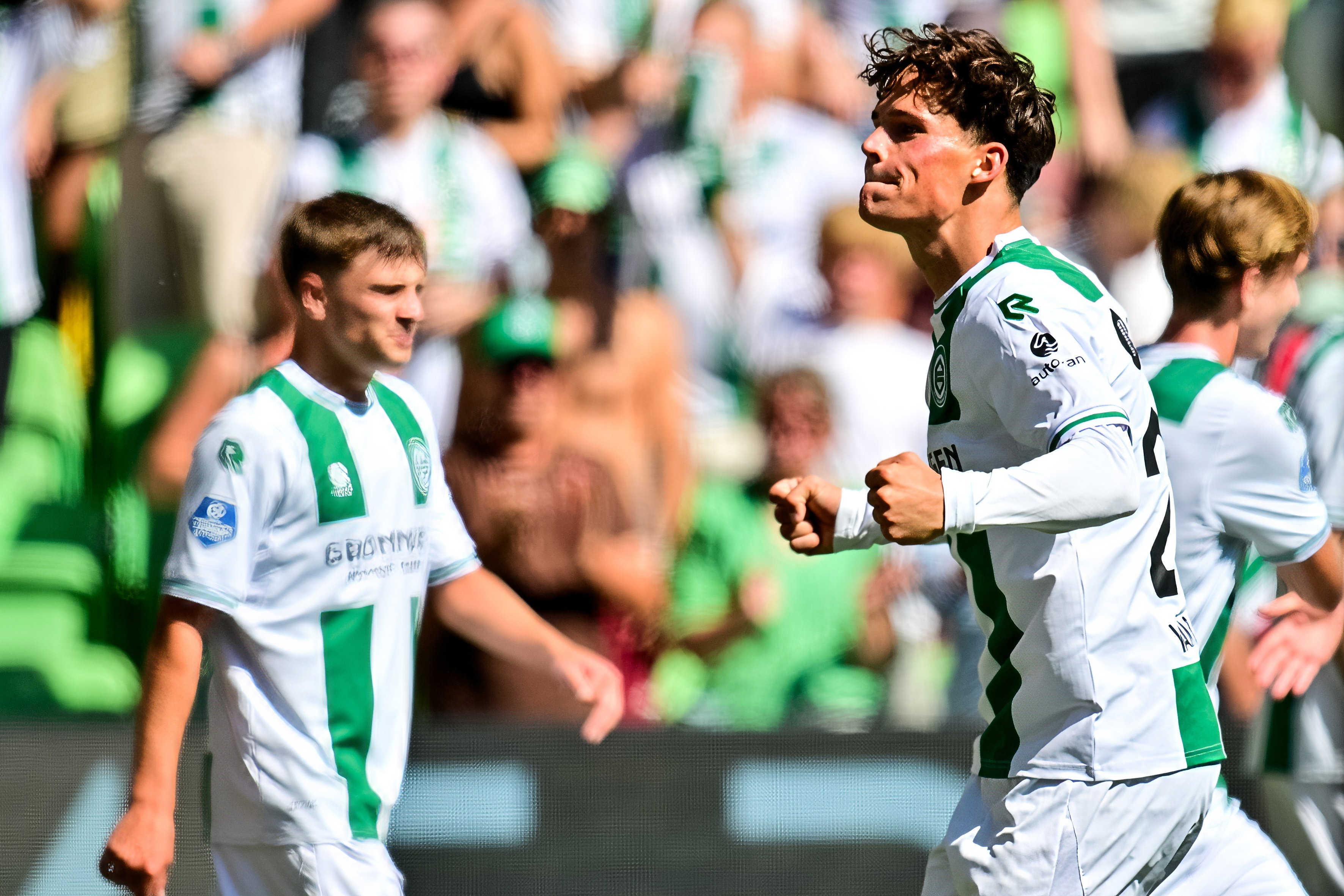 Thom van Bergen scoort tegen FC Utrecht