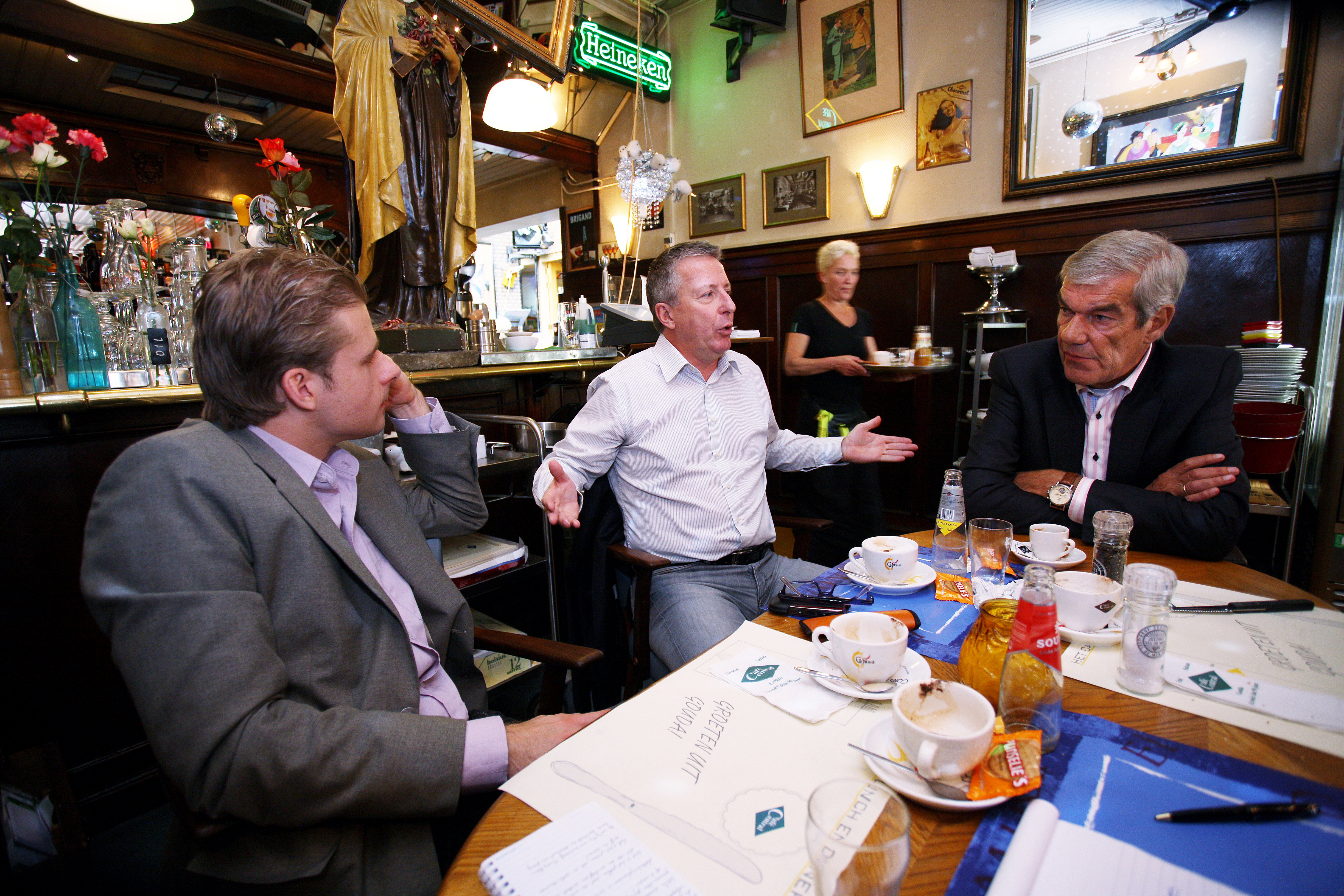 Tom Knipping, Rob Jansen en Kees Ploegsma senior