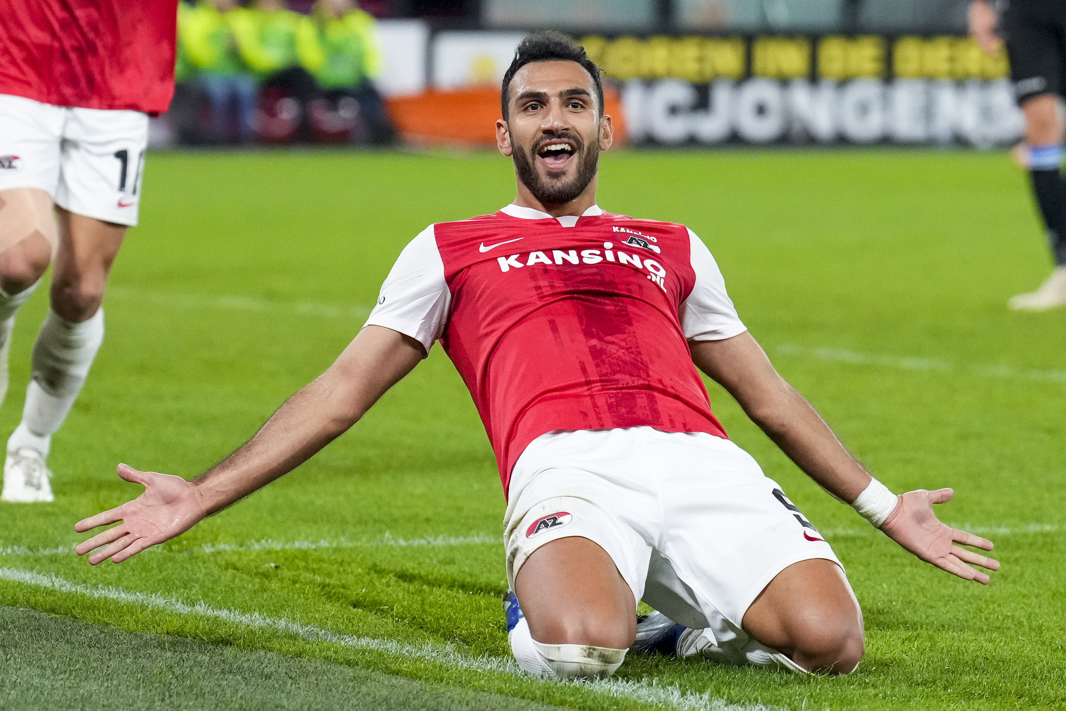 Vangelis Pavlidis scoort tegen SC Heerenveen