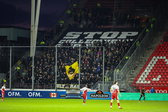 Vitesse-fans in Stadion Galgenwaard