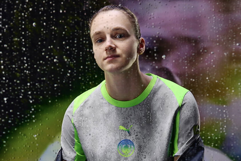 Vivianne Miedema in het derde tenue van Manchester City