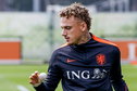 Noa Lang op de training van Oranje