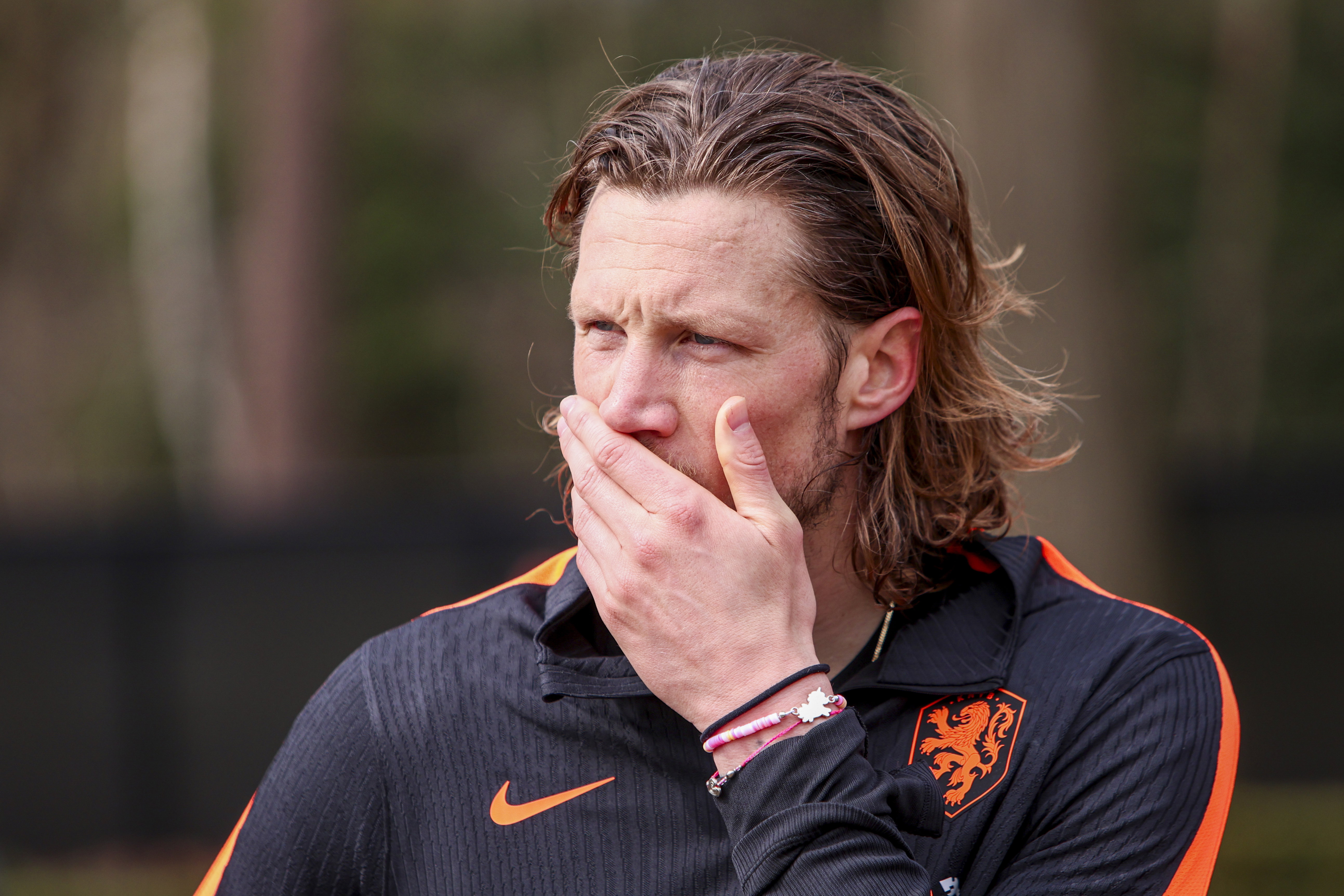 Wout Weghorst bij het Nederlands elftal
