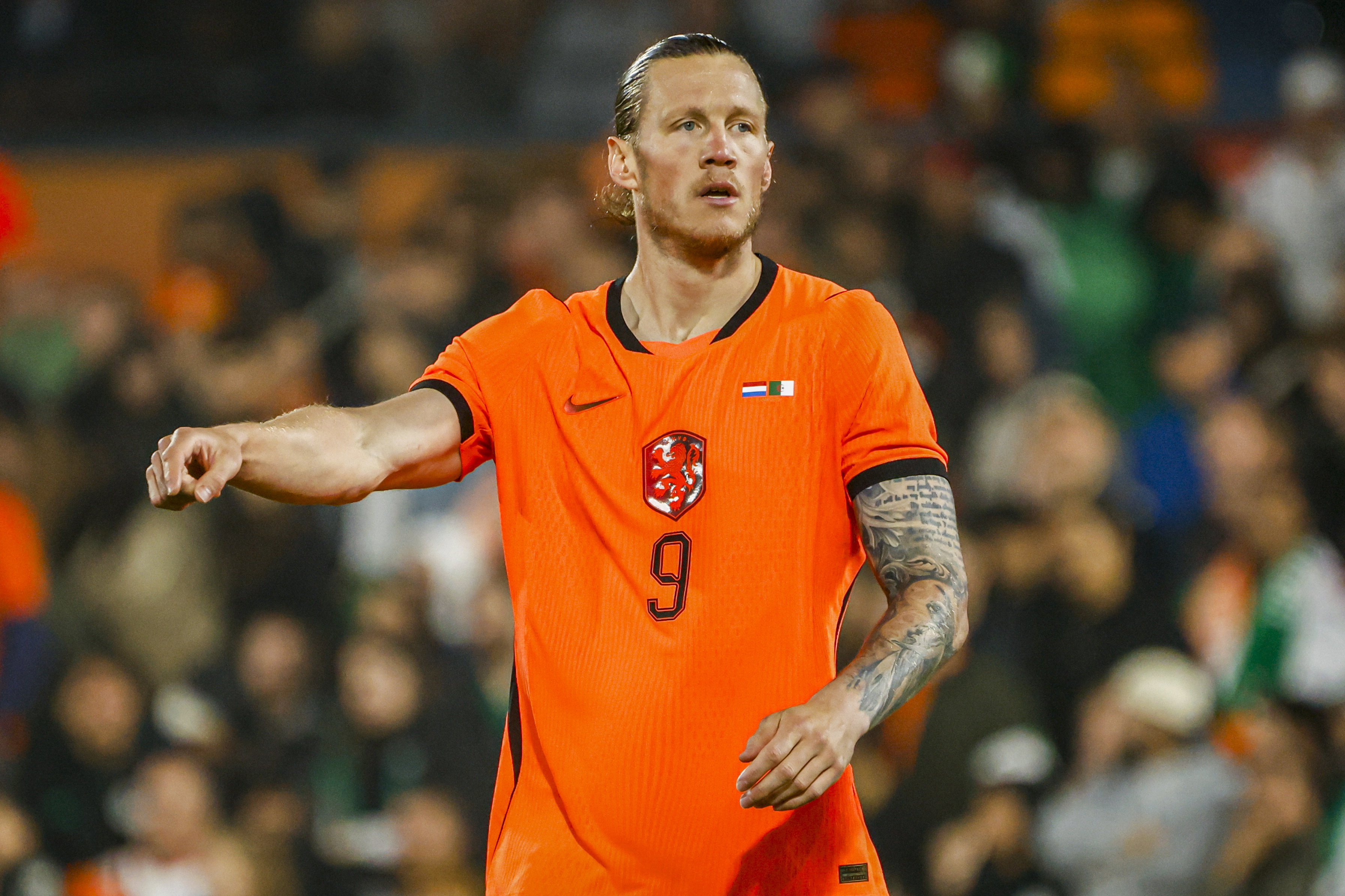 Wout Weghorst in Oranje