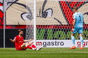 Robin Propper na een tegengoal van FC Twente