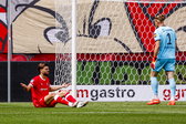 Robin Propper na een tegengoal van FC Twente