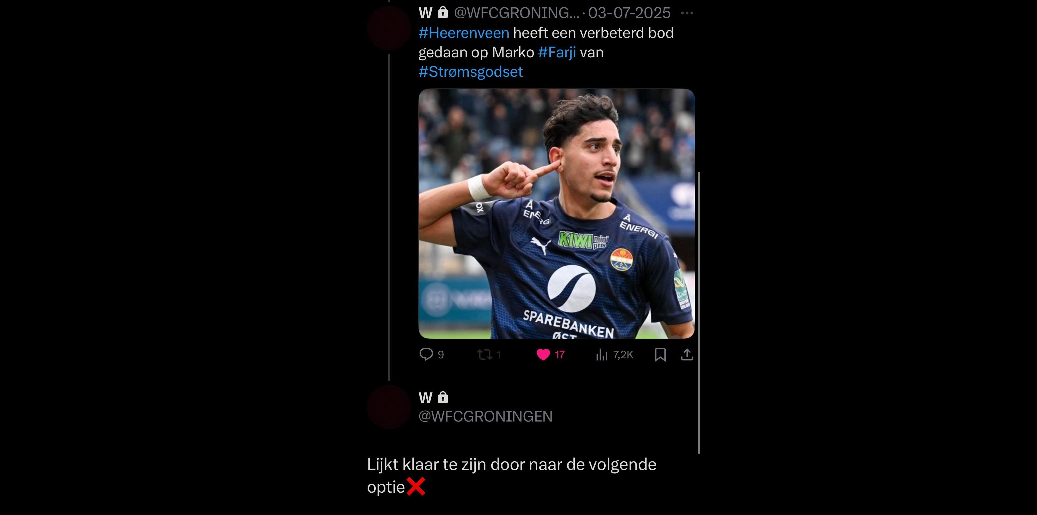 WFC Groningen over Farji