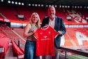 Inessa Naberman-Kaagman en René Roord bij FC Twente