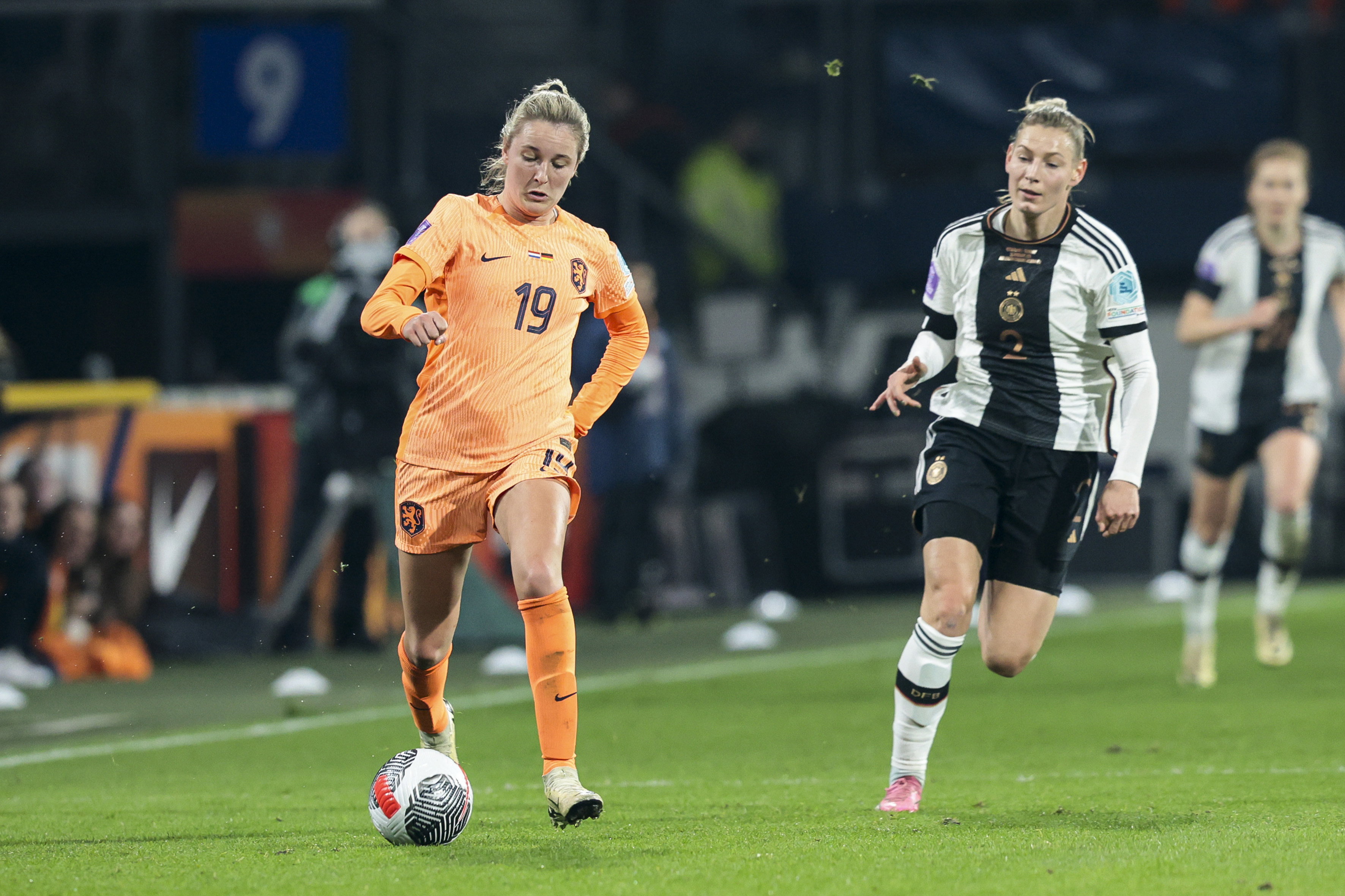 Wieke Kaptein tegen Duitsland