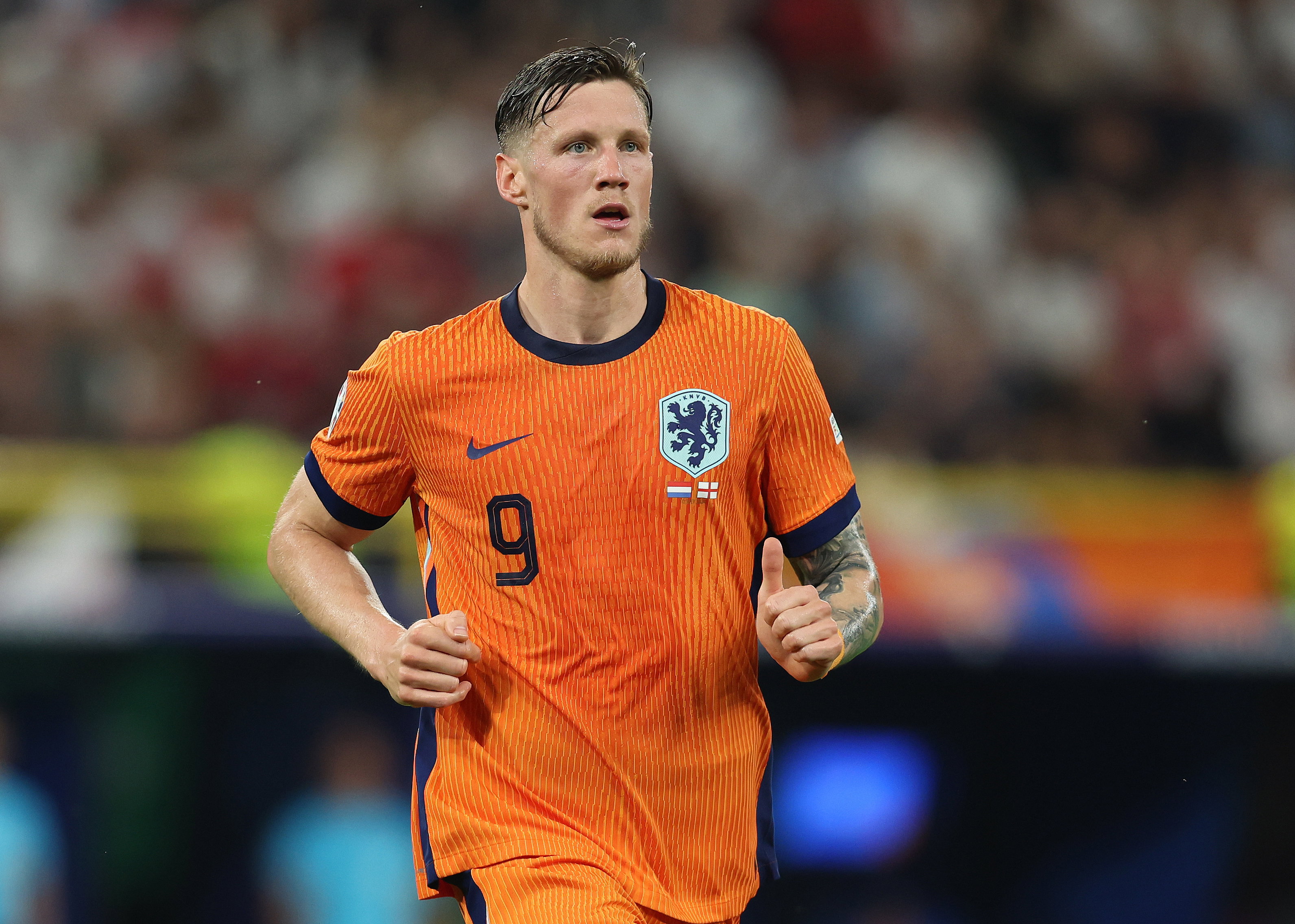 Wout Weghorst tegen Engeland