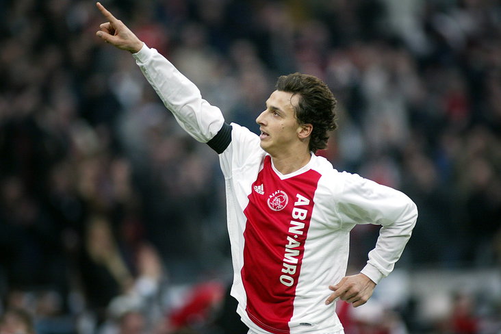Zlatan Ibrahimovic als speler van Ajax