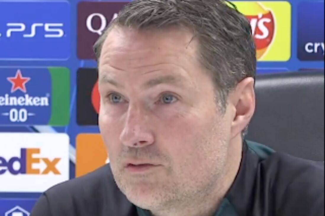 Brian Priske bij de persconferentie