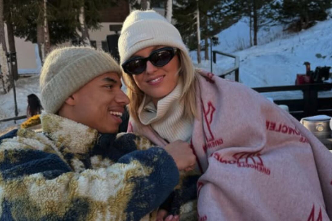 Calvin Stengs op vakantie in Zwitserland