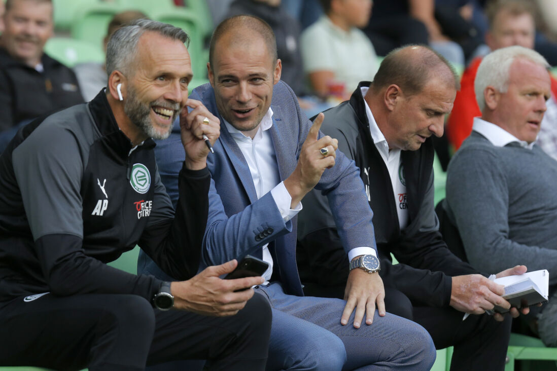 Adrie Poldervaart en Danny Buijs bij FC Groningen