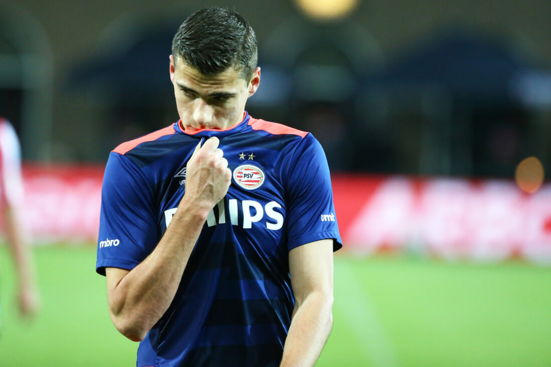 Menno Koch in het shirt van PSV