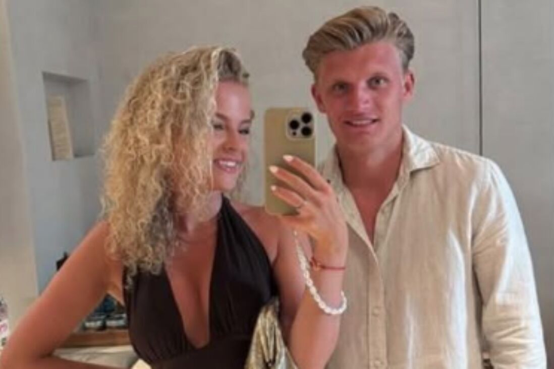 Sem Steijn met vriendin Quirine