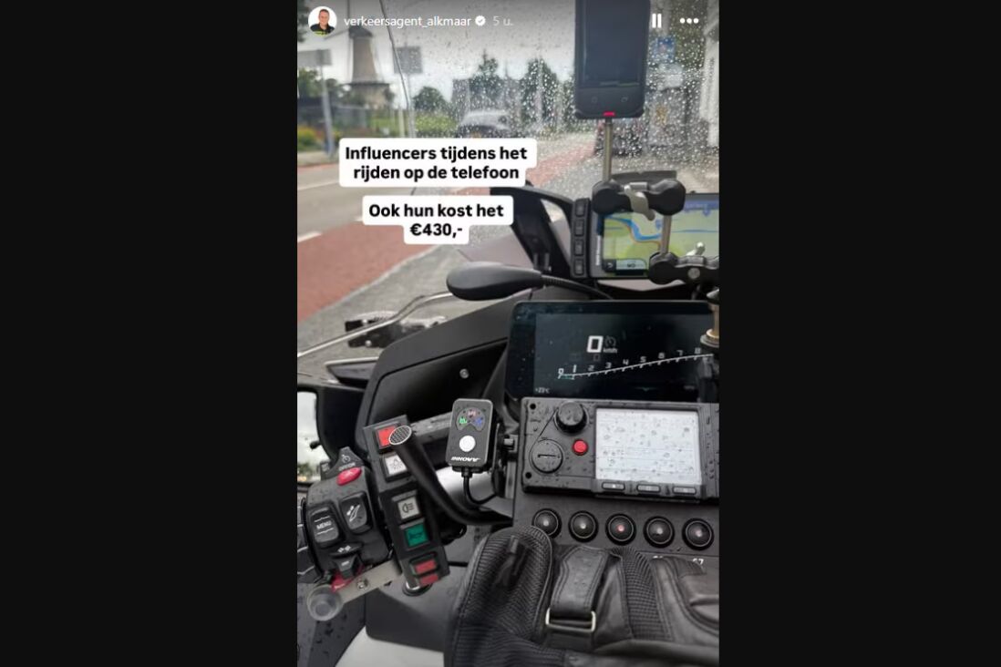 De post van de verkeersagent over Jade Anna van Vliet