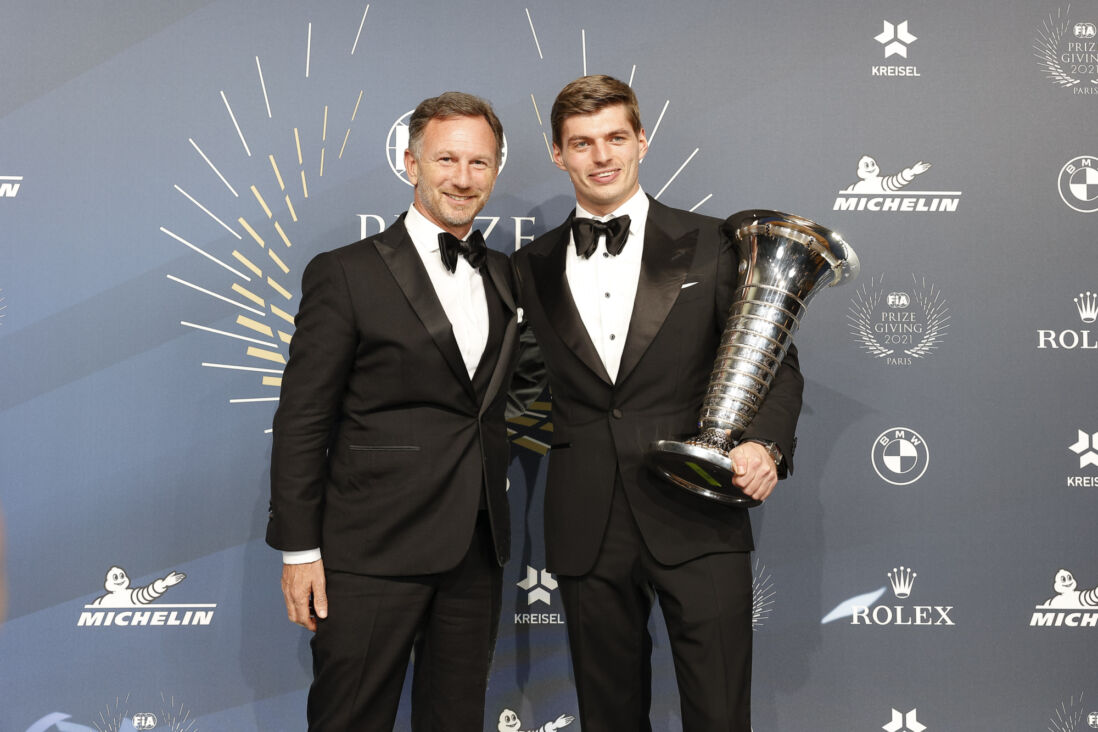 Christian Horner en Max Verstappen