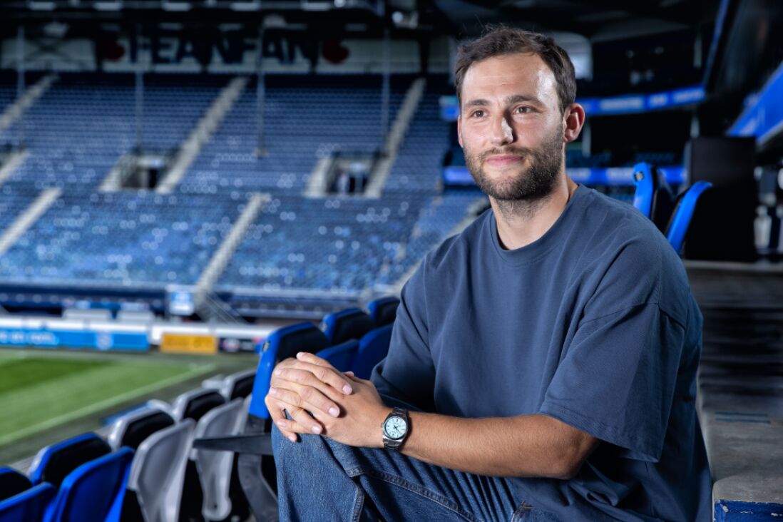 Joris van Overeem in het Abe Lenstra Stadion