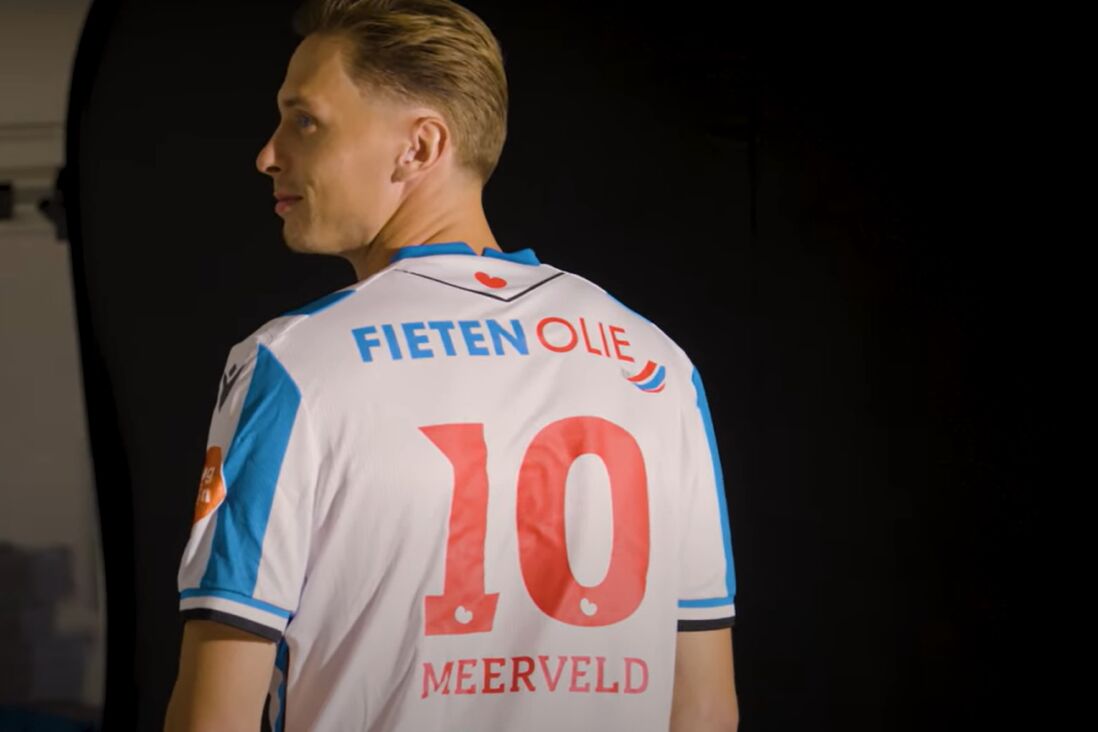 Ringo Meerveld gepresenteerd bij SC Heerenveen