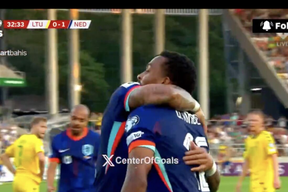 Quinten Timber na zijn goal